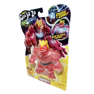 Goo jit zu shifters superhelden set - blazagon - glow in the dark - stretchfiguur