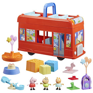 Load image into Gallery viewer, Peppa pig 2 in 1 party bus
