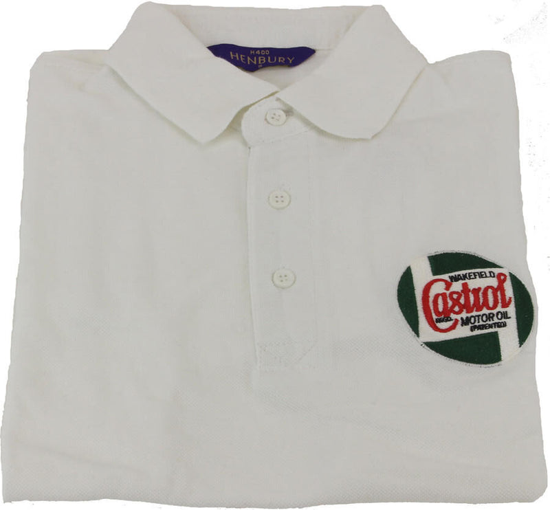 Load image into Gallery viewer, Castrol poloshirt classic poloshirt classic white gr. l 50
