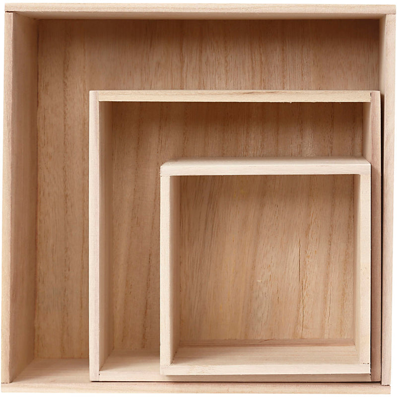 Load image into Gallery viewer, Https: www.cchobby.nl showdozen-vierkant-h-15x15-21-5x21-5-28x28-cm-d-12-5-cm-3-stuk-1-set
