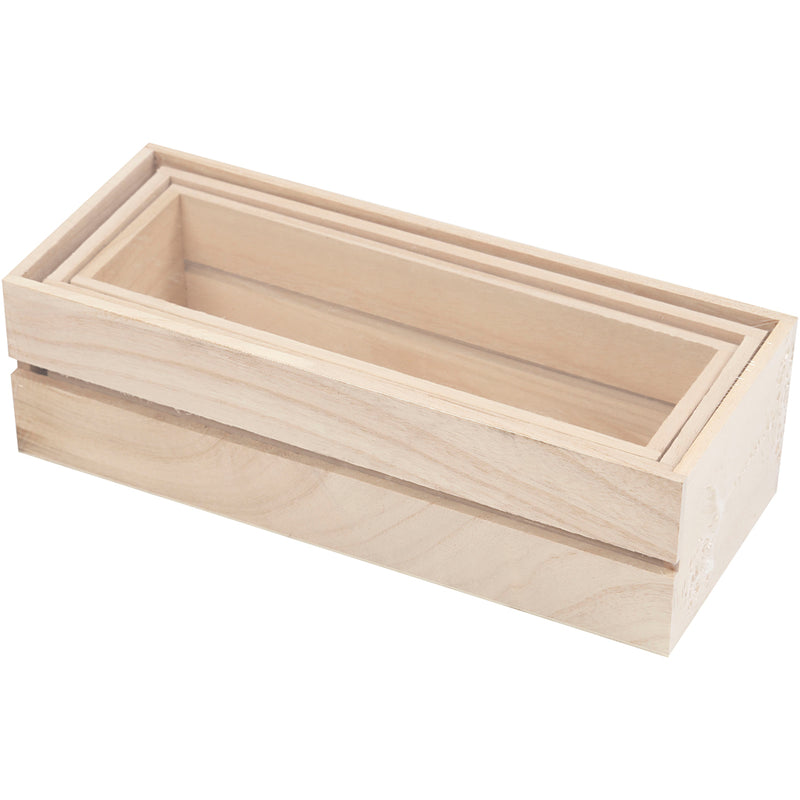 Load image into Gallery viewer, Https: www.cchobby.nl fruit-krat-h-6-5-7-7-5-cm-l-22-23-5-25-cm-b-7-8-5-10-cm-3-stuk-1-set
