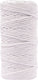 Vaessen creative macrame touw - wit - 3mmx100m