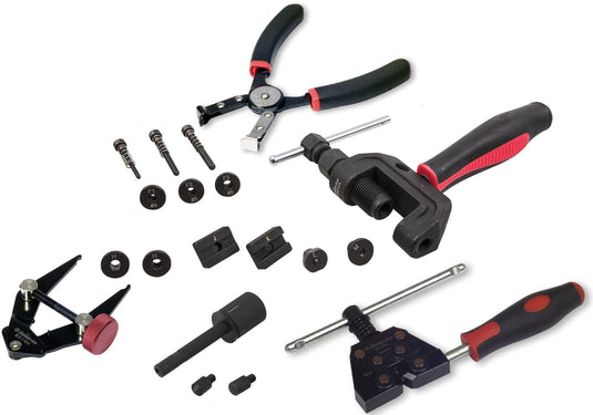 Bikeservice ketting-breek en -klink gereedschapsset profi montgwrkzstz chain bst 19tlg