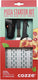 Cozze ® cadeauset met pizzaschep, thermometer pizzasnijder, 3-delig