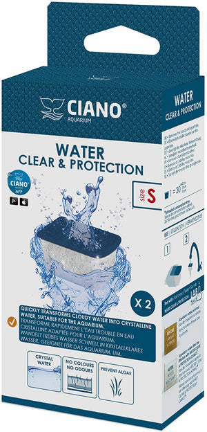 Ciano water clear - aquariumfilter - 2 stuks - small
