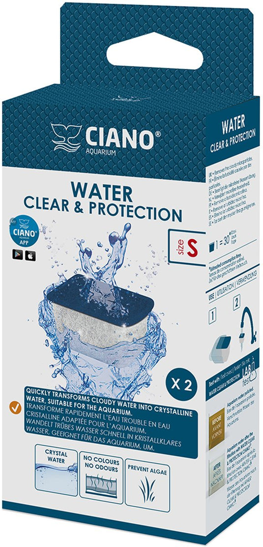Ciano water clear - aquariumfilter - 2 stuks - small