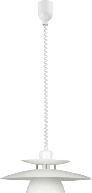 Eglo brenda - hanglamp - 1 lichts - ø430mm. - wit, chroom