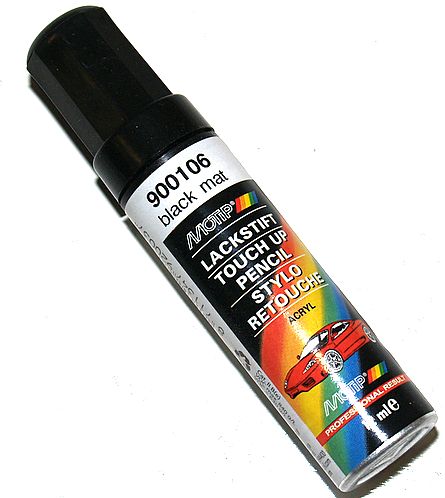 Lakstift Motip 12ml Mat-Zwart