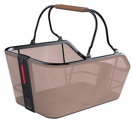 Fietsmand Basil Cento Tech Fiber Nordlicht MIK 22 liter 46 x 34 x 25 cm - sand brown