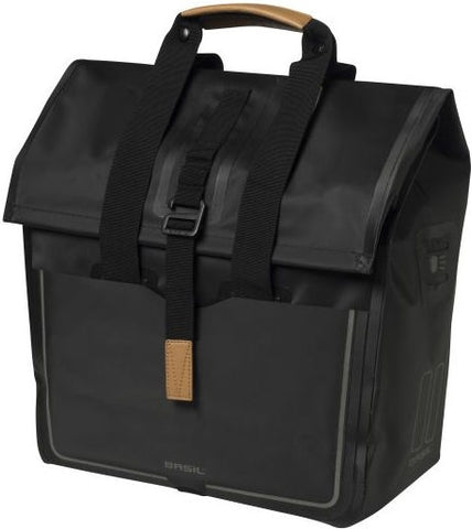 Basil fietsshopper Urban Dry Shopper 25l mat zwart