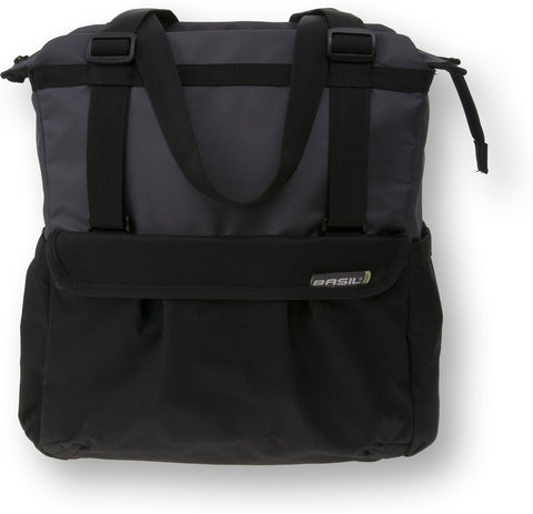 Basil Shopper XL 20-liter zwart antraciet 17402