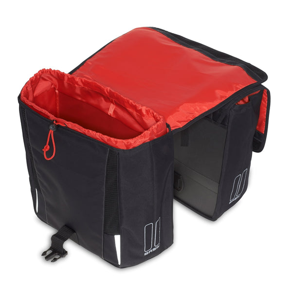 Basil Sport design-double bag 32-liter zwart 17581