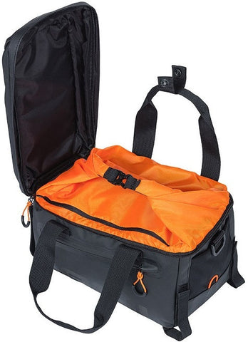 Basil miles trunkbag tarpaulin 18088 7l black orange