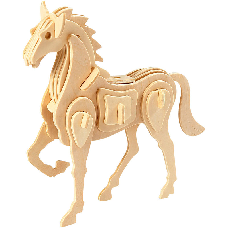 Load image into Gallery viewer, Https: www.cchobby.nl 3d-puzzel-paard-18x4-5x16-cm-1-stuk
