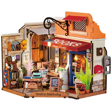 Https: www.cchobby.nl diy-miniatuur-kamer-boekwinkel-h-17-cm-l-18-cm-b-25-cm-1-stuk