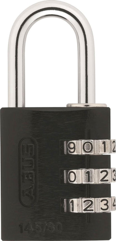 Abus Cijfer hangslot 145 30 zwart (6cm)