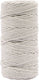 Vaessen creative macrame touw - lichtgrijs - 3mmx100m