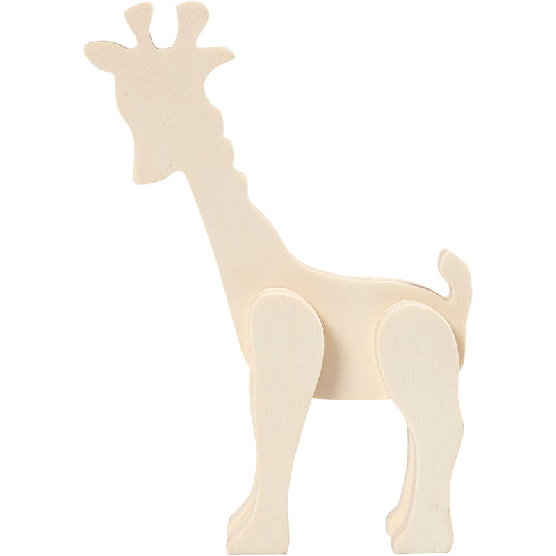 Load image into Gallery viewer, Creativ company houten figuur dier - giraf
