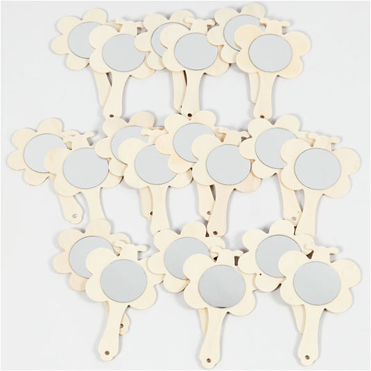 Creativ company handspiegel, h: 13,9 cm, b: 9 cm, 20 stuk 1 doos