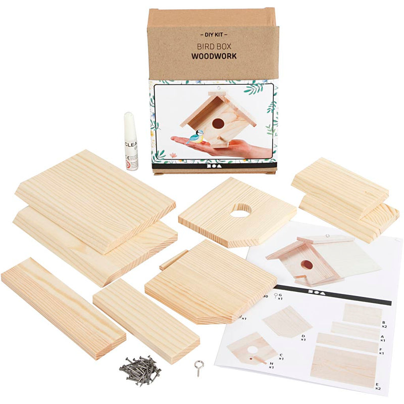 Afbeelding laden in galerijviewer, Creativ company http: www.cchobby.nl vogelhuisje-h-13-cm-d-14-5-cm-b-16-cm-1-stuk
