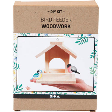 Creativ company diy vogelvoederhuis grenen 12,5 cm