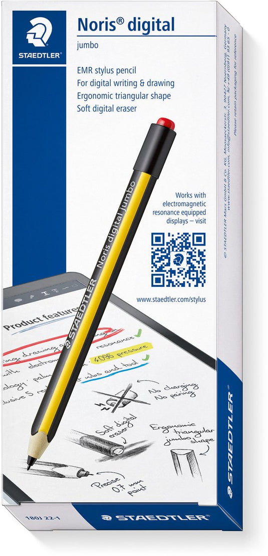 Staedtler - noris digital jumbo - potlood - 1 stuk - geel-zwart