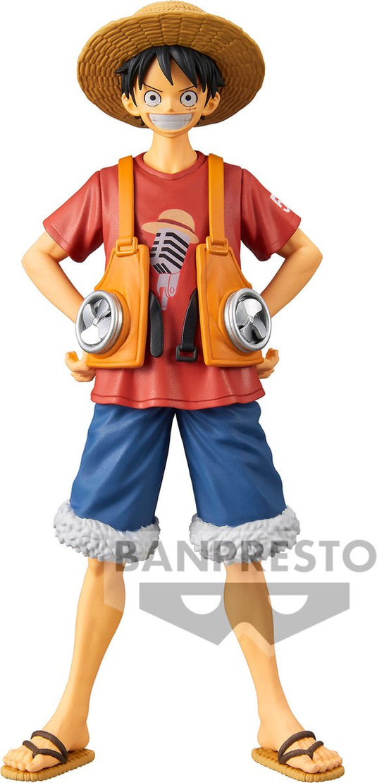 Banpresto one piece dxf - the grandline series pvc statue monkey d. luffy vol.1 18 cm beeld