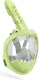 Atlantis crocodile snorkelmasker - snorkel - duikbril - snorkelset - full face masker - kinderen - groen