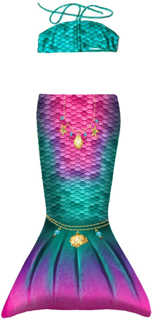 Kuaki mermaids - peuter set star - 2xs - 4 jaar