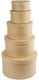 Creativ company http: www.cchobby.nl ronde-hoedendozen-h-8-10-13-15-19-cm-d-16-5-18-5-24-28-5-35-5-cm-5-stuk-1-set