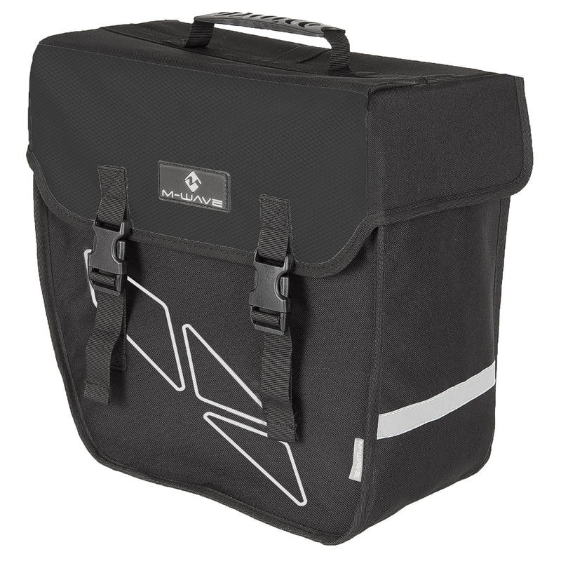 Load image into Gallery viewer, M-Wave Enkele fietstas links Amsterdam 18 liter zwart
