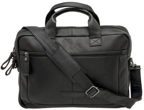 New Looxs laptoptas Luko leer 7,5l zwart