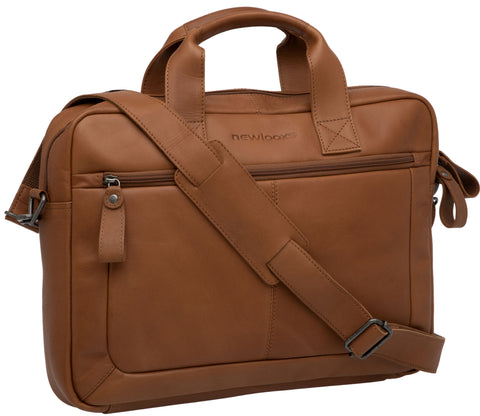 New Looxs laptoptas Luko leer 7,5l cognac