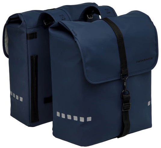 New tas looxs odense dubbel double | donkerblauw | 39l