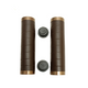 Falkx dark browny handvatten bruin leer
