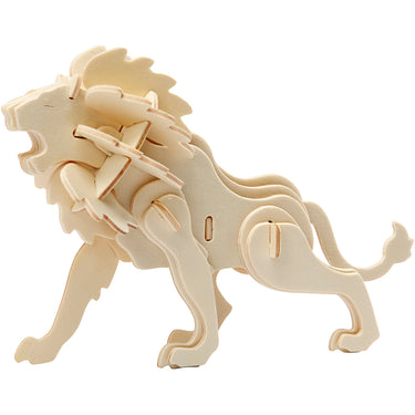 Creativ company cc triplex 3d puzzel leeuw 18,5x7x7,3 cm