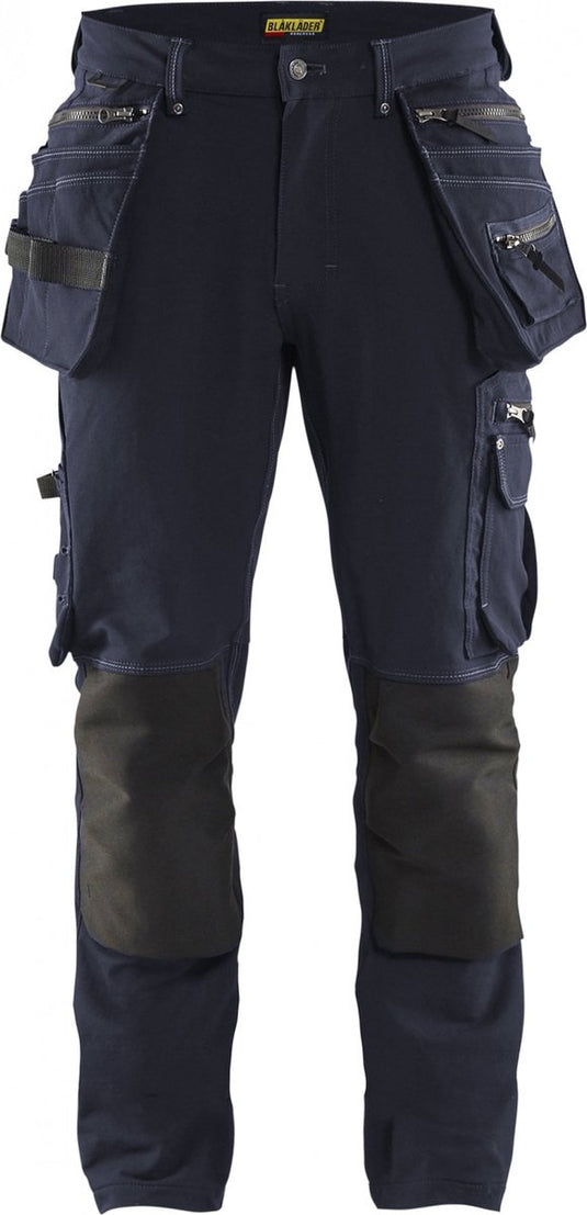 Blåkläder x1900 werkbroek 4-weg stretch 1998 - marineblauw - maat 52 (l)