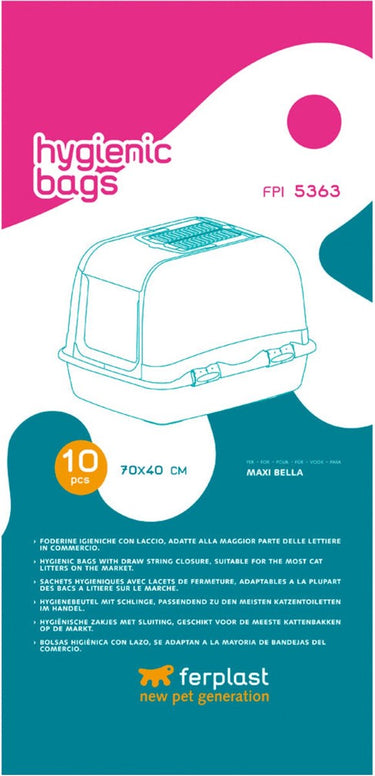 Ferplast kattenbakzak fpi 5363 maxibell - 10 st