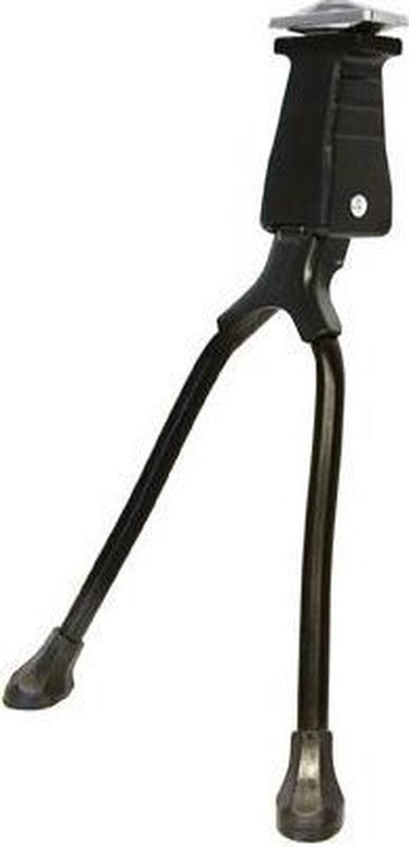 Dresco tweebeen fietsstandaard 26 28 inch zwart