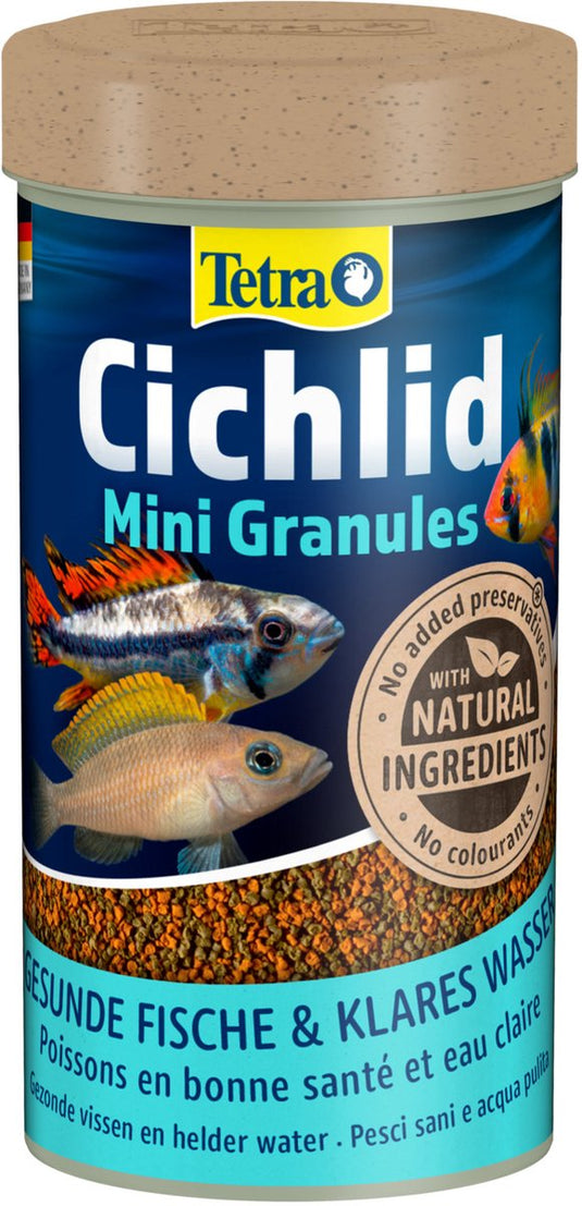 Tetra cichlid mini granules - vissenvoer - 250 ml