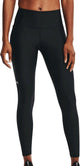 Under armour tech hirise legging-blk dames sportbroek - zwart - wit
