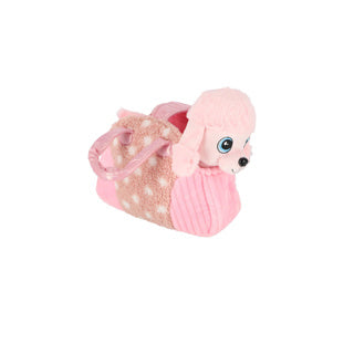 Pluchiez pluche hond poes in tasje 3 assorti | 3 stuks