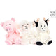 Pluche take me home boerderijdieren 4 assorti 23-30 cm