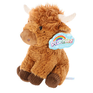 Afbeelding laden in galerijviewer, Pluchiez pluche schotse hooglander 28 cm | 3 stuks
