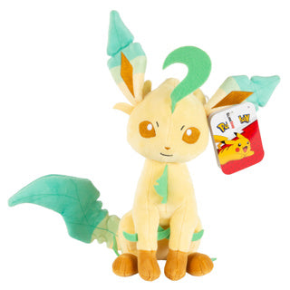 Afbeelding laden in galerijviewer, Jazwares pokemon plush knuffel 20cm - leafeon
