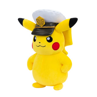 Afbeelding laden in galerijviewer, Jazwares pokémon - 20cm plush - captain pikachu

