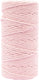 Vaessen creative macrame touw - lichtroze - 3mmx100m