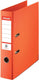 Esselte no.1 kunststof a4 ordner met etikethouder - 2-rings - rugbreedte van 75mm - capaciteit van 500 vel - oranje