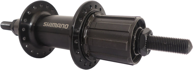 Load image into Gallery viewer, Shimano Achternaaf 7 speed FH-TY500 36 gaats vaste as zwart
