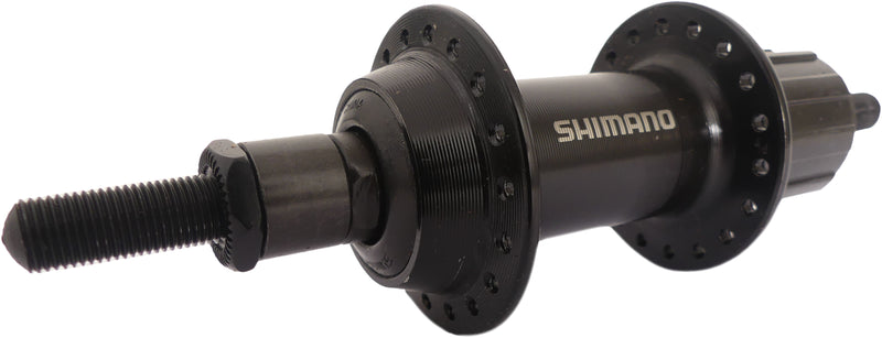 Load image into Gallery viewer, Shimano Achternaaf 7 speed FH-TY500 36 gaats vaste as zwart
